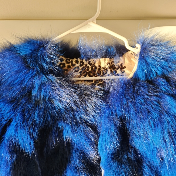 NWT Genuine Fox Fur Short Coat Only one available - Picture 3 of 15